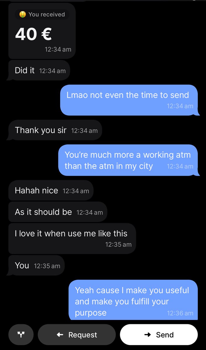 GayCheater's tweet image. If reading this you think this human atm is such a dumb loser…

… wait to know that some minutes later, after being actually zeroed, he started asking random friends to borrow him money so that he could get repeatedly zeroed again and again 😭🤦🏻‍♂️