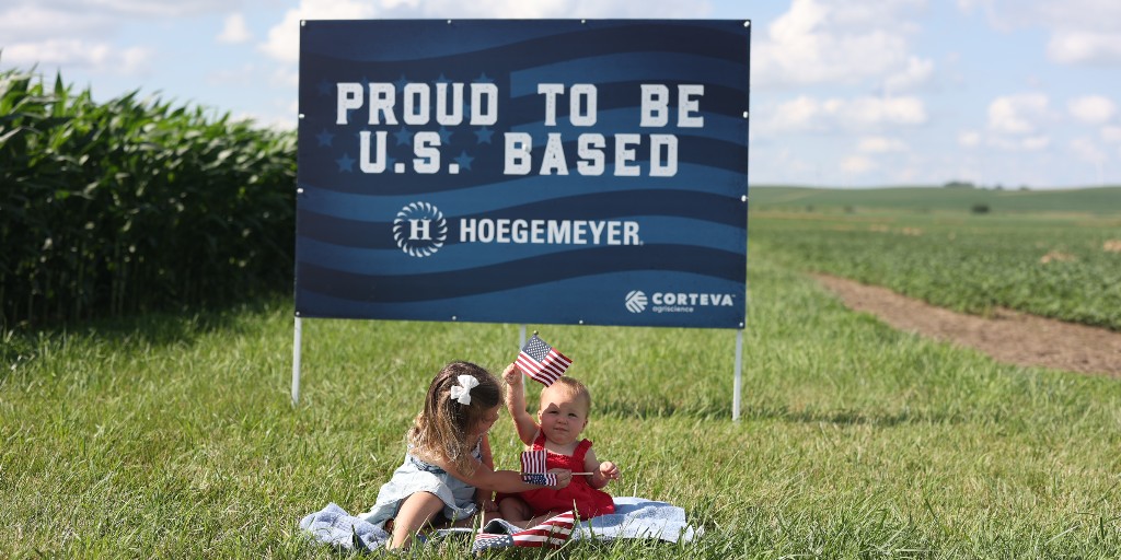 Stars, stripes, and smiles! 🇺🇸 Celebrating freedom with the next generation of farmers! #IndependenceDay