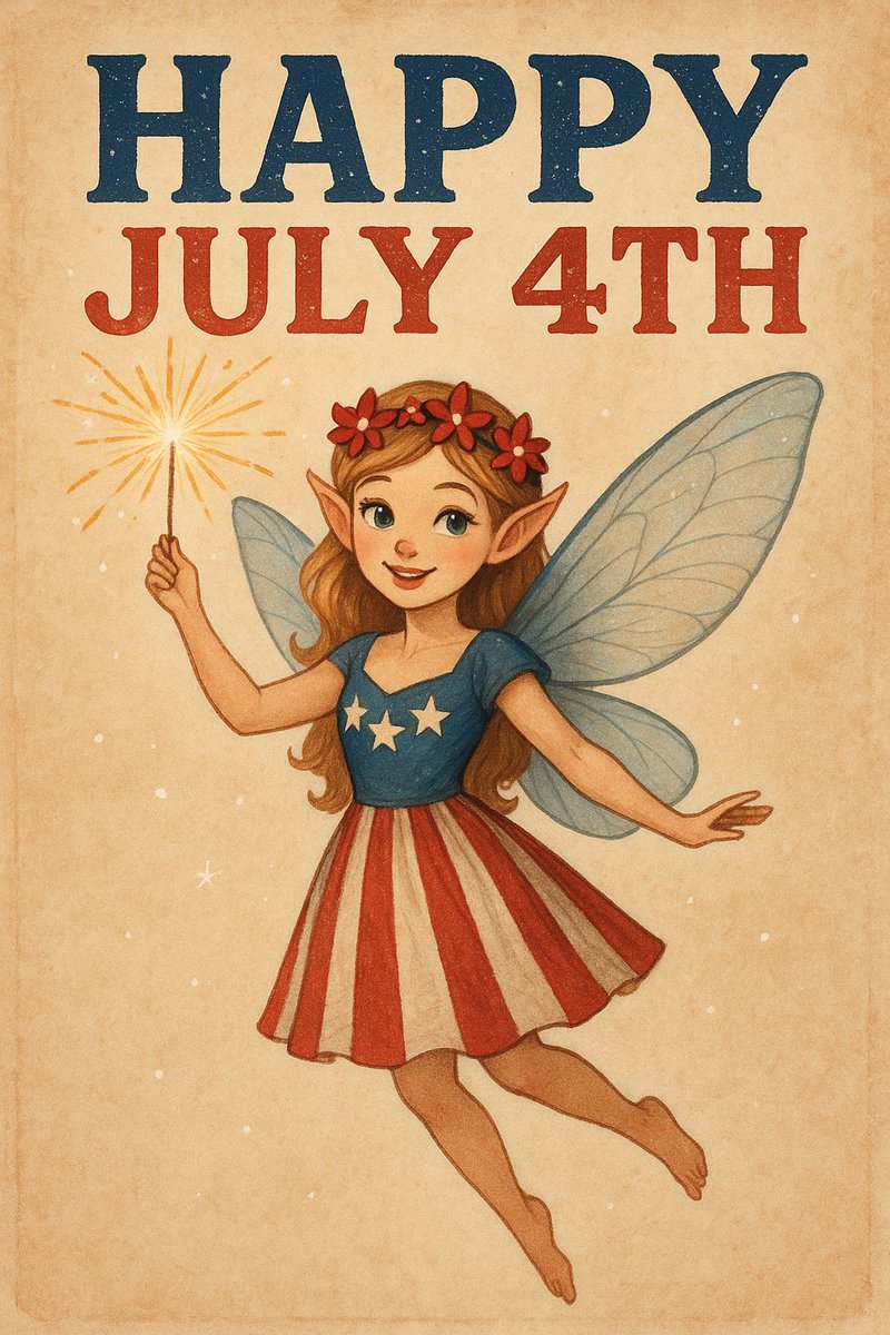 AFaeryhunt's tweet photo. Happy July 4th from A Faery Hunt. https://t.co/GW6fLT8L8Z