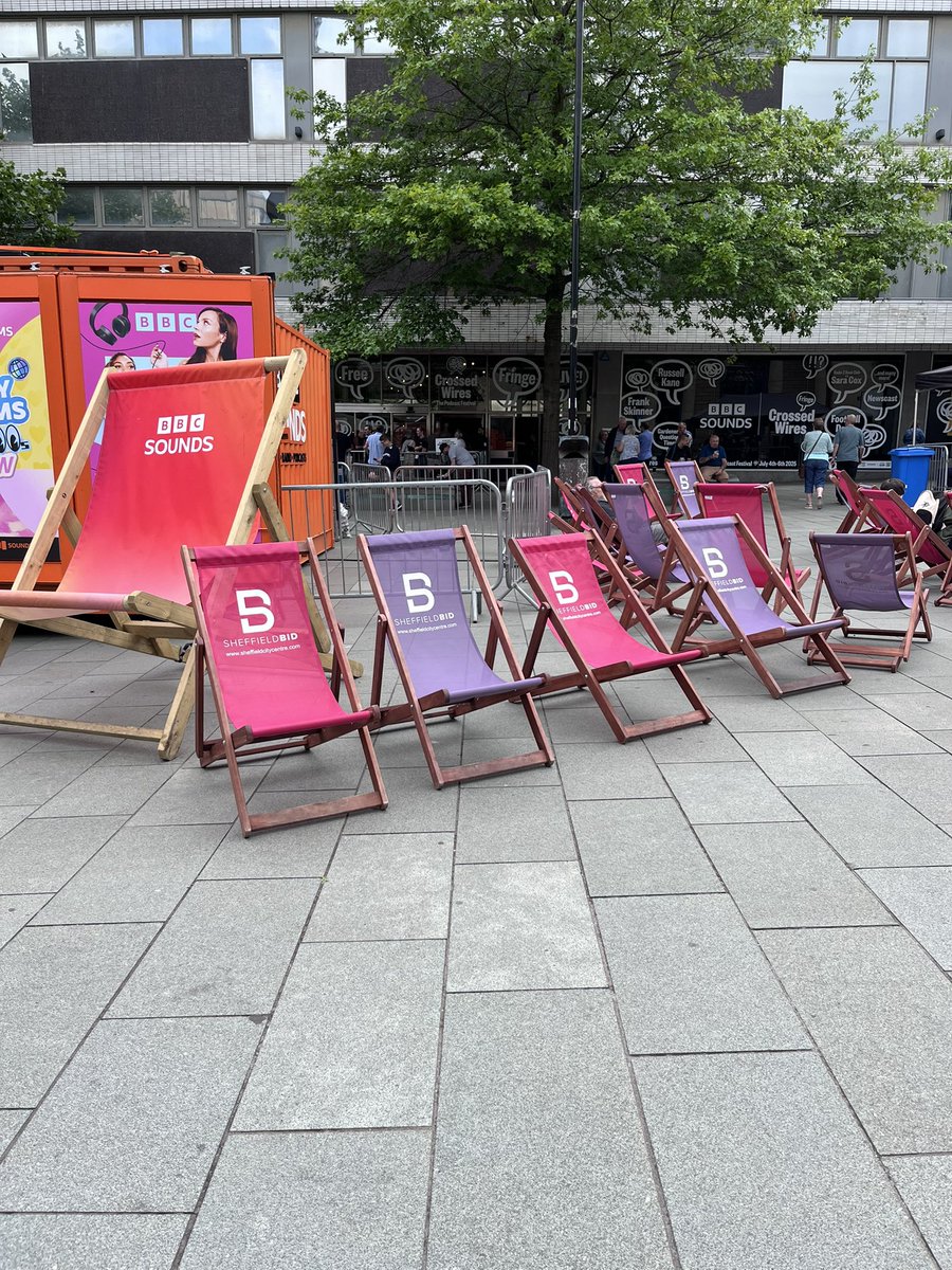 Sheffield BID (@sheffieldbid) on Twitter photo Heading to @crossedwiresfest this weekend? 
Why not spend some time enjoying all that the extended weekend has to offer with (some of) the best seats in the house 😍
#Sheffield #sheffieldcitycentre 🎧 Heading to @crossedwiresfest this weekend? 
Why not spend some time enjoying all that the extended weekend has to offer with (some of) the best seats in the house 😍
#Sheffield #sheffieldcitycentre 🎧