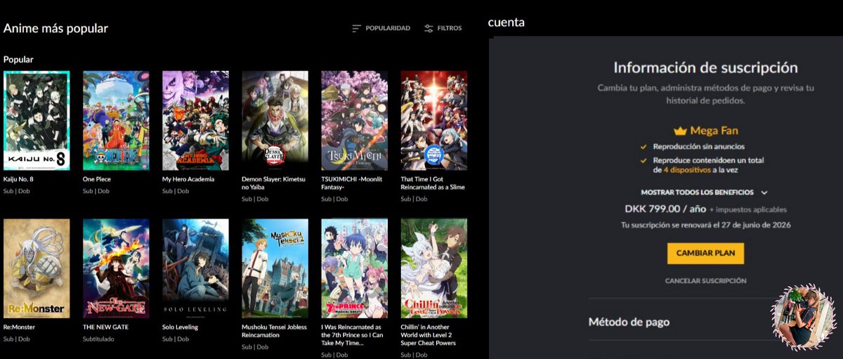 Magui Azuara (@mmazuara) on Twitter photo ❌❌❌🎁SORTEO🎁❌❌❌
Cuenta de Crunchyroll plan "PREMIUM" por un año.
Para participar:
✔️Seguirme: <a href="/MMAzuara/">Magui Azuara</a>
🧡Like
🔁Retweet
⏩Mencionar 2 amigos y comentar tu anime favorito
Suerte a todos🫰🏻 ❌❌❌🎁SORTEO🎁❌❌❌
Cuenta de Crunchyroll plan "PREMIUM" por un año.
Para participar:
✔️Seguirme: <a href="/MMAzuara/">Magui Azuara</a>
🧡Like
🔁Retweet
⏩Mencionar 2 amigos y comentar tu anime favorito
Suerte a todos🫰🏻