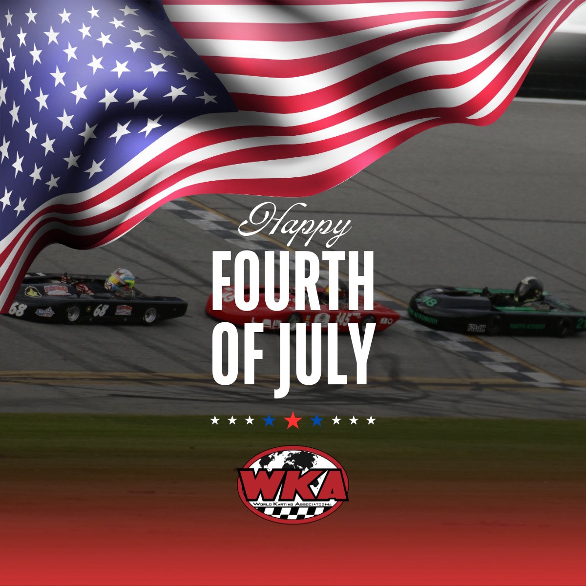 🇺🇸 Happy 4th of July from all of us at the World Karting Association! 🏁

Today, we celebrate freedom, family, and the thrill of racing Whether you're lighting up the track or the sky with fireworks, we wish you a safe and fun-filled Independence Day! 🎆🔥🇺🇸

#WKA #4thOfJuly