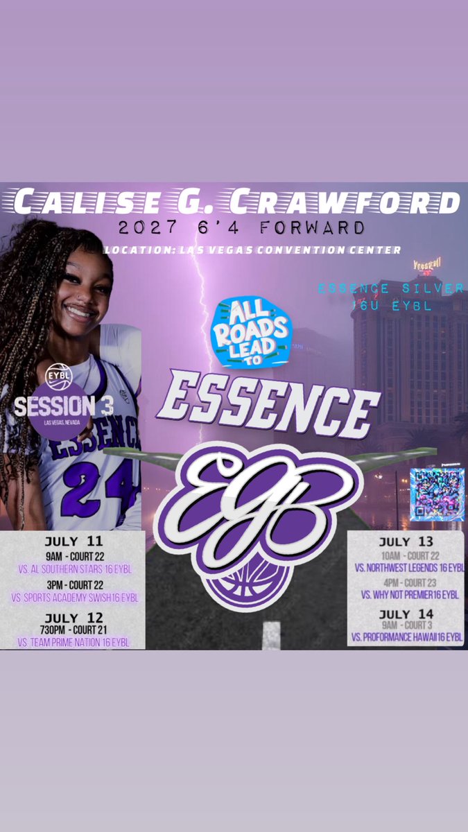 Calise Crawford (@calisecbball27) on Twitter photo All roads lead to <a href="/EssenceGirlsBB/">Essence Girls Basketball</a> ๐๐ค๐๐ค๐ <a href="/NikeEYB/">EliteYouthBasketball</a> Session 3! All roads lead to <a href="/EssenceGirlsBB/">Essence Girls Basketball</a> ๐๐ค๐๐ค๐ <a href="/NikeEYB/">EliteYouthBasketball</a> Session 3!