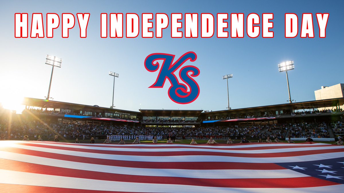 Happy Independence Day from the Knoxville Smokies 🇺🇸 ⚾