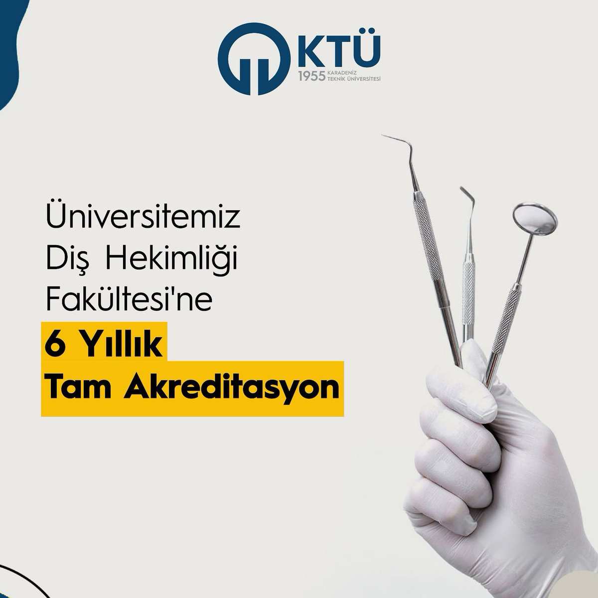 Üniversitemiz Diş Hekimliği Fakültesi'ne 6 Yıllık Tam Akreditasyon

👉 Haberin devamı için: ktu.edu.tr/tr/haber/unive…
