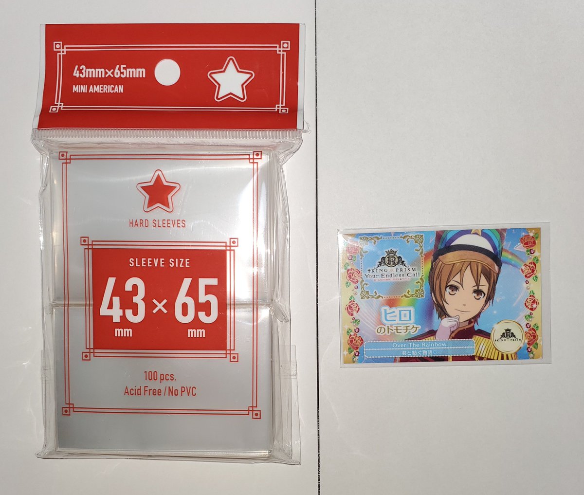 トモチケにぴったりサイズのスリーブ届いたー！ みんなこれ買うべきだ