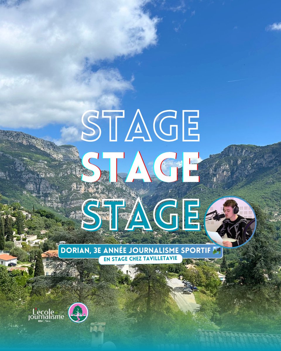 EDJ_Nice's tweet photo. [FOCUS STAGE 3ᵉ ANNÉE BACHELOR 🎙️]

Pour conclure son année, Dorian a eu l’opportunité d’effectuer son dernier stage chez @TaVilleTaVie, un média porté par TProduction à Antibes. Un média engagé, qui fait entendre la voix des territoires et des passionnés !

#EDJNice https://t.co/MlkHPSywZQ