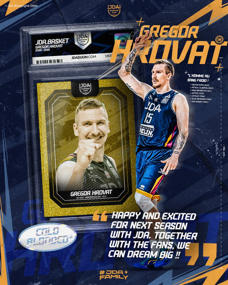 𝗚𝗥𝗘𝗚𝗢𝗢𝗢𝗢𝗢𝗥 𝗔𝗩𝗘𝗖 𝗡𝗢𝗨𝗦 ! 🤩

Il ne compte pas ranger la clim tout de suite… votre numéro 15 sera encore là la saison prochaine ! 🥶

#MyJDA #JDAFamily