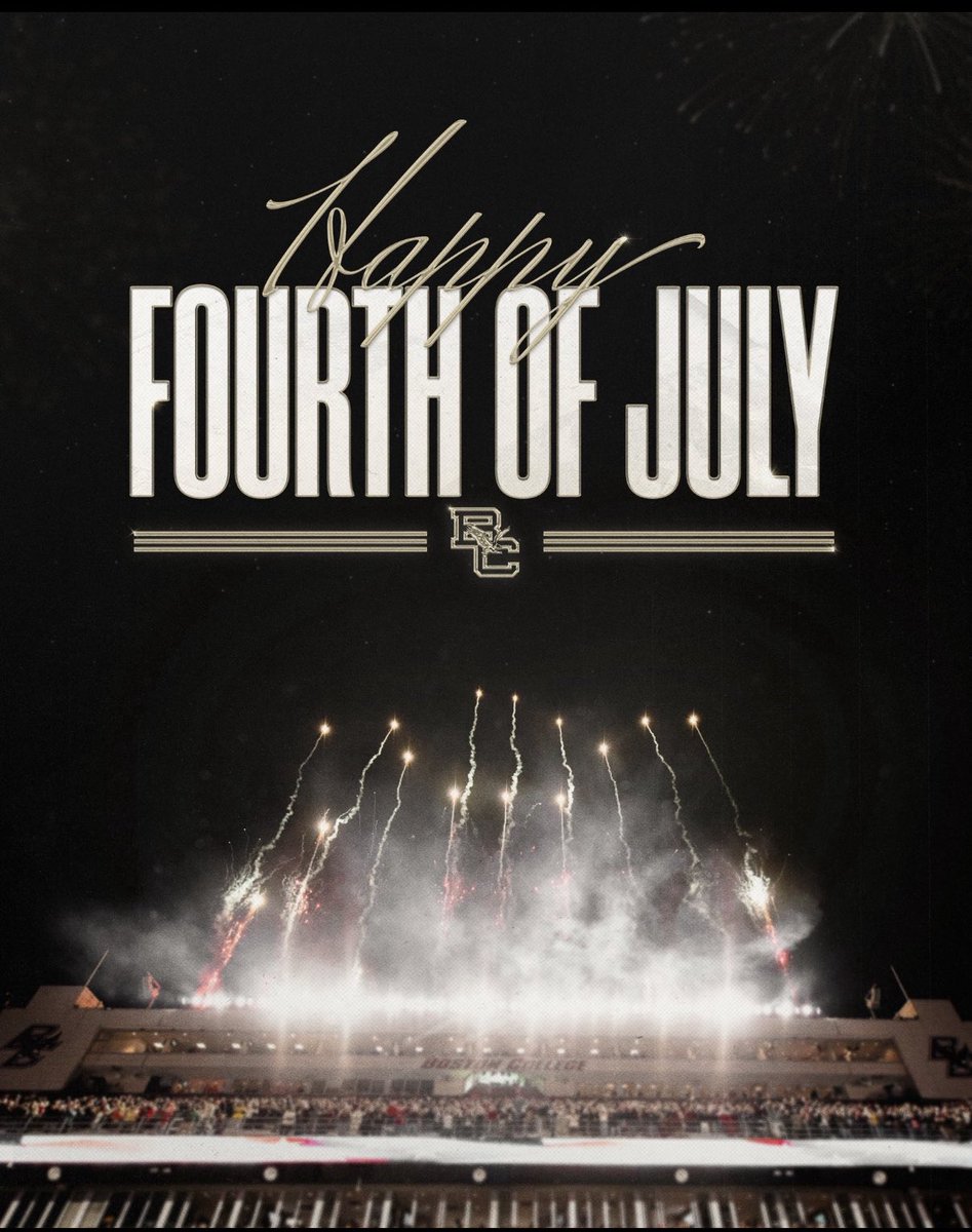 Thank you for the 4th of July love! 
<a href="/BCFootball/">Boston College Football</a> <a href="/_CoachBR/">Bryson Rosser</a>