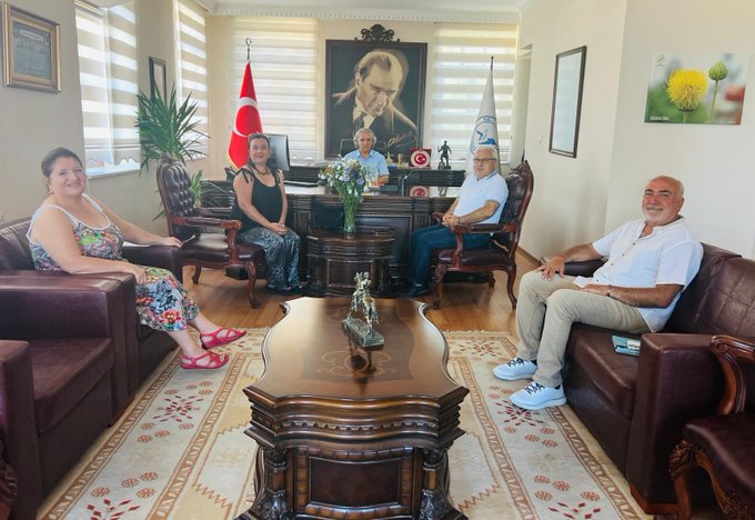 Kuşadası Kaymakamı İbrahim Keklik’e Ziyaret