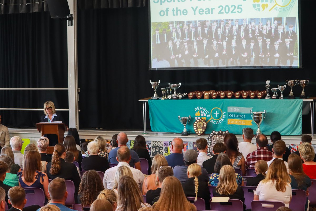 What a night! 🏆 The Penrice Sports Personality of the Year Awards celebrated the incredible talent, dedication &amp; teamwork of our amazing students 👏💛

Well done to all of our fantastic winners!

📸 Full photo gallery on the Penrice PE Facebook page! 
#StAustell #PenricePride