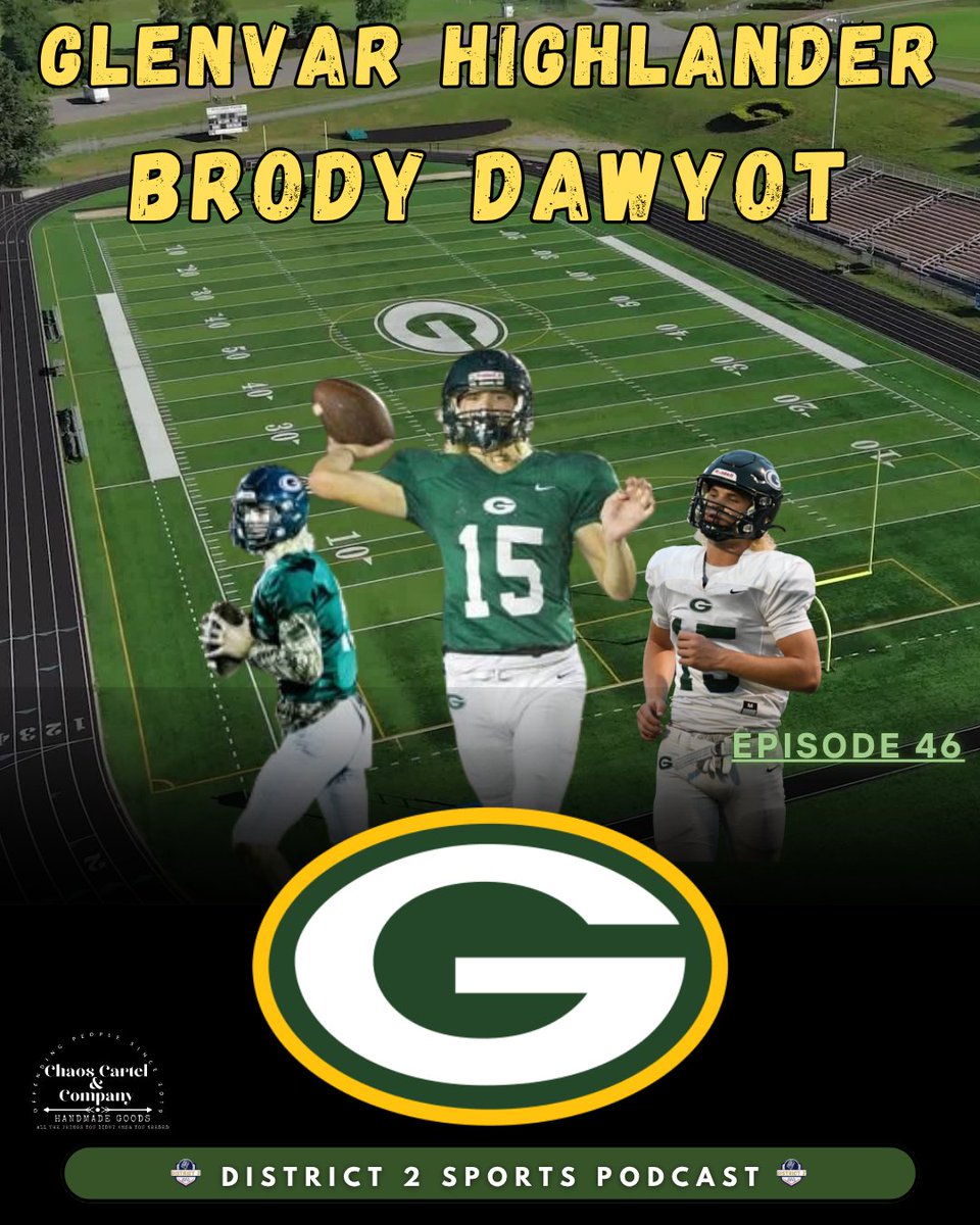 District 2 Sports (@district2pod) on Twitter photo In this episode of District 2 Sports, we sit down with <a href="/glenvar__sports/">Glenvar Athletics</a> High School’s record-breaking quarterback and recent Charlotte 49ers commit, <a href="/b_dawyot/">Brody Dawyot</a> .
Brody reflects on his explosive junior season for <a href="/GlenvarFB/">Glenvar Football</a> for nearly 3,000 yards and 49 touchdowns, plus rushing In this episode of District 2 Sports, we sit down with <a href="/glenvar__sports/">Glenvar Athletics</a> High School’s record-breaking quarterback and recent Charlotte 49ers commit, <a href="/b_dawyot/">Brody Dawyot</a> .
Brody reflects on his explosive junior season for <a href="/GlenvarFB/">Glenvar Football</a> for nearly 3,000 yards and 49 touchdowns, plus rushing