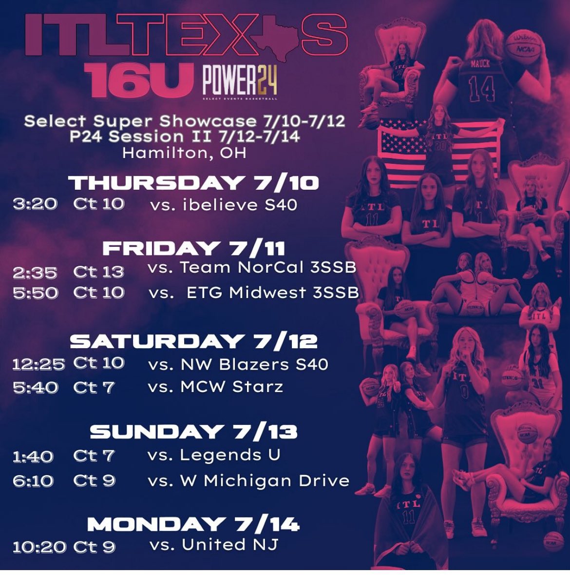 MadyWalker02's tweet image. July is here! 🩷💚 It’s time to compete! @ITLTexas @Raiders_GBB