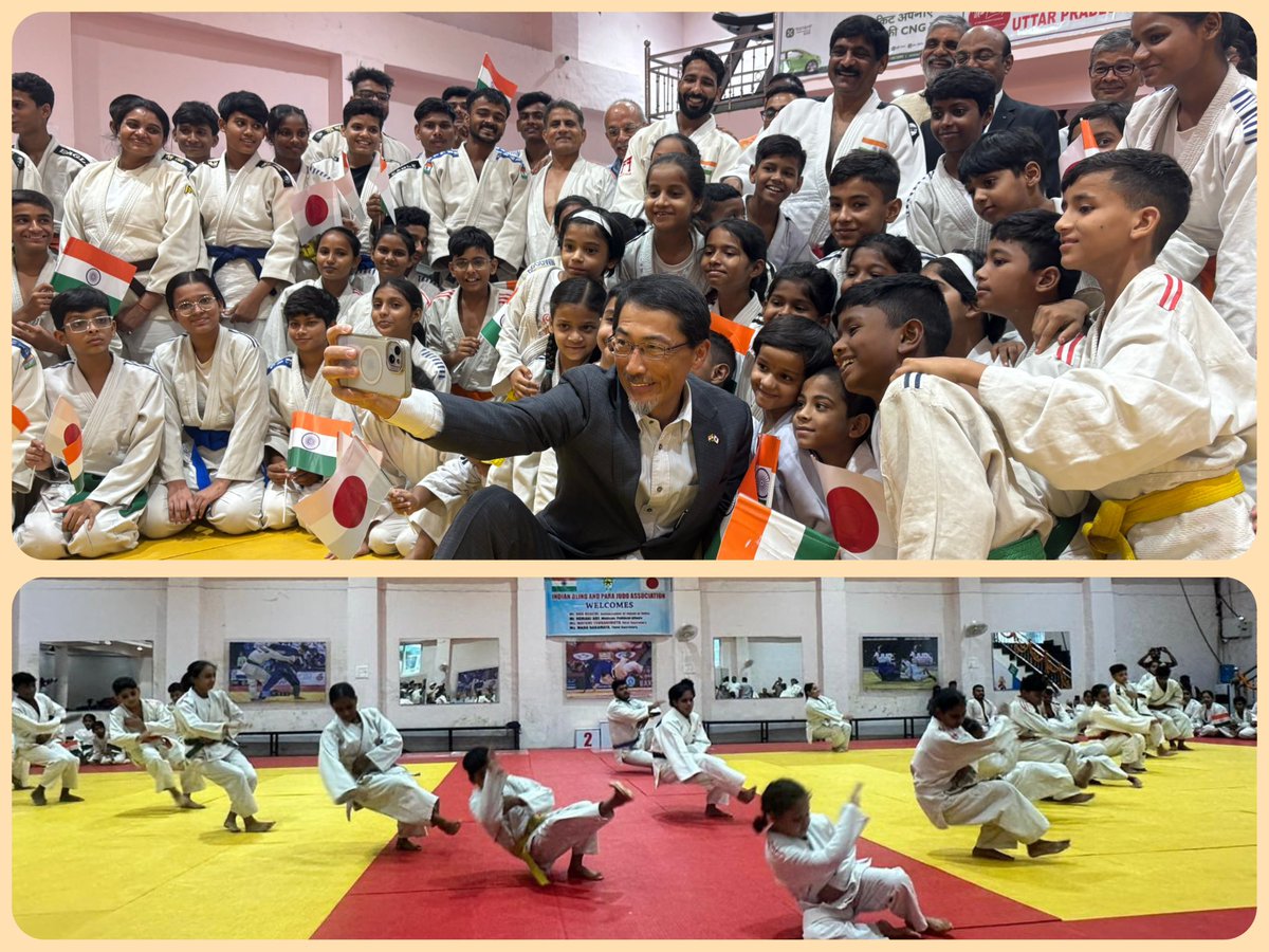 Excited to meet future Olympians/Paralympians, —and medalists—, at Indian Blind and Para Judo Association, Lucknow, UP. 🇯🇵 continues to support their passion, fair-play spirit &amp; quest for excellence🇮🇳🥋🏅