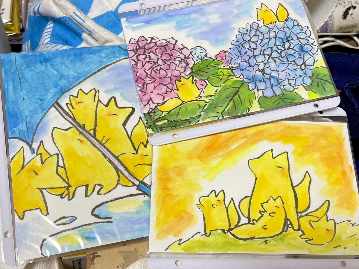 sutahapikitune's tweet image. #きいろいきつね のイラスト
前回秋葉原キツネまつりでステルスで出してた新作ちゃん #デザインフェスタ にも持って行きます✨
・出展日 7月5日、6日(両日)
・出展名 すたはぴ
・ブース番号 E-153
よろしくお願いします🙌