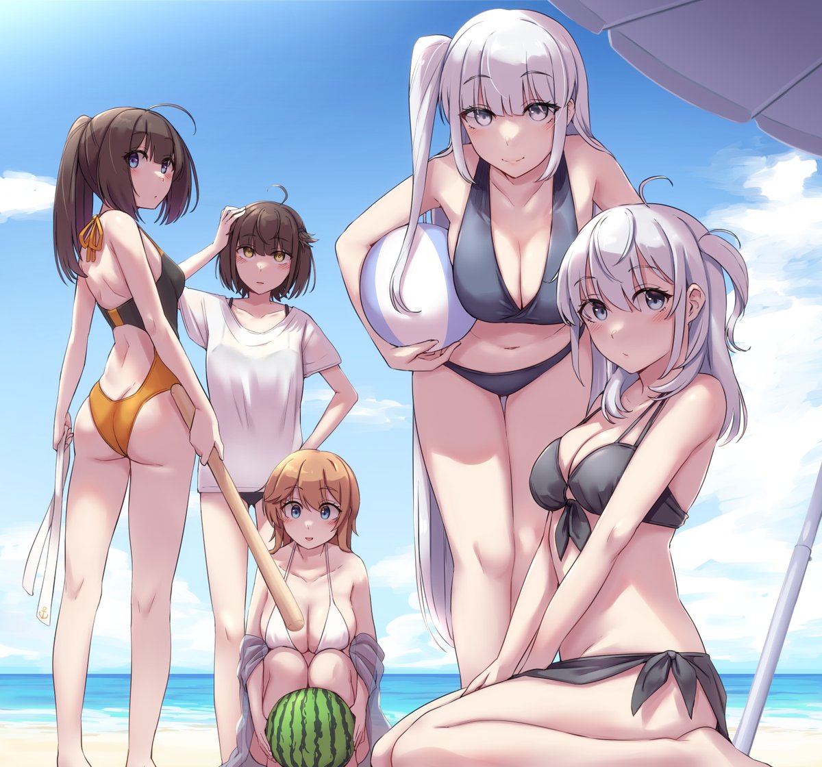 kiridoya1's tweet image. 水着絵はこれがすきなのだ…