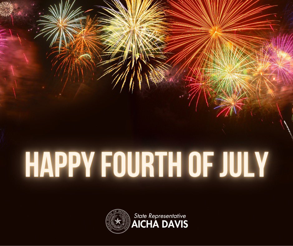 AichaForTexas's tweet image. Happy Independence Day! I hope everyone has a fun & safe Fourth of July weekend enjoying fireworks, food, & time with loved ones
We cannot take freedom for granted and never forget that democracy can be fragile. We all have to do our part to fight for freedom in each generation
