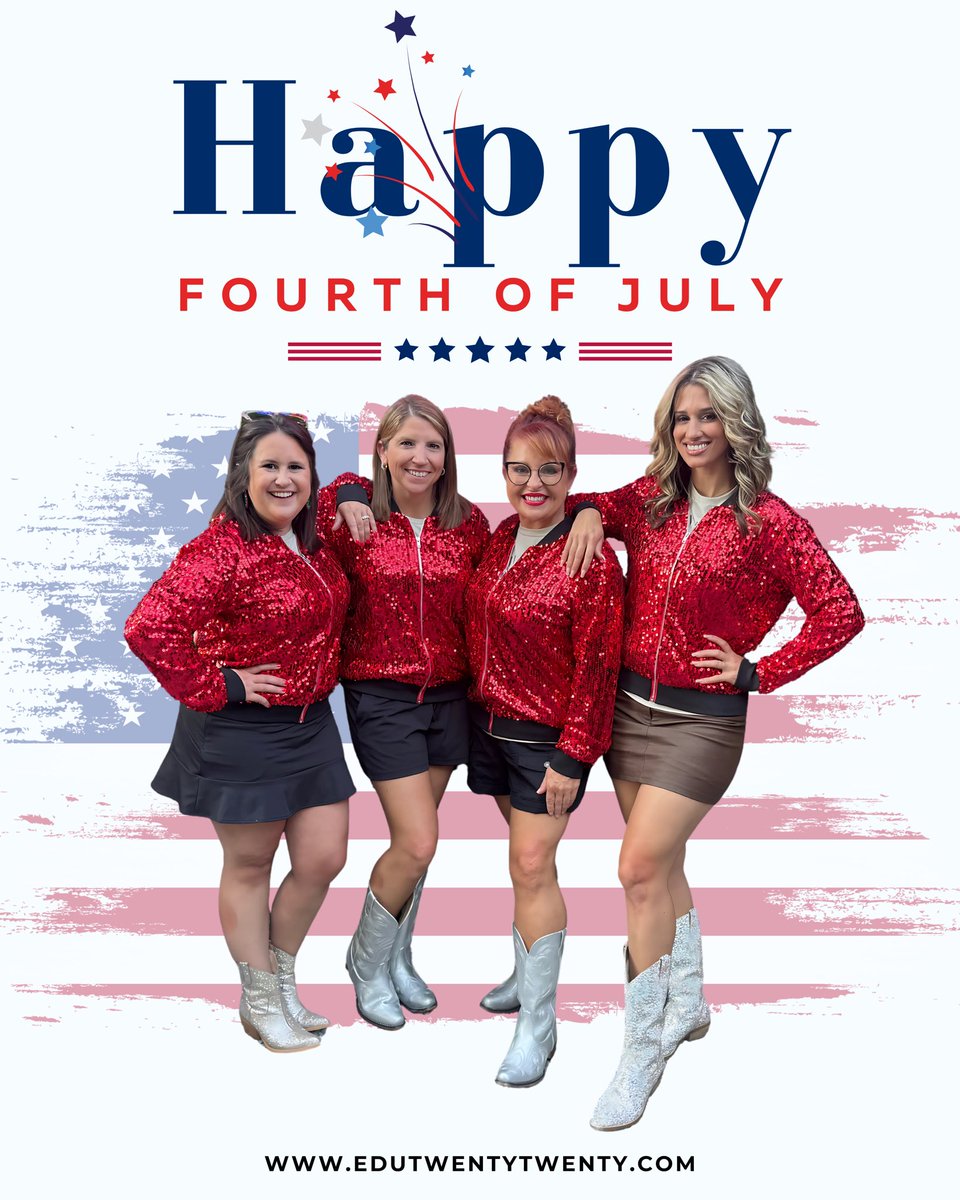 Happy 4th of July from the girls at Edu20/20! 🇺🇸 

#edu2020 #fourthofjuly #partyintheUSA