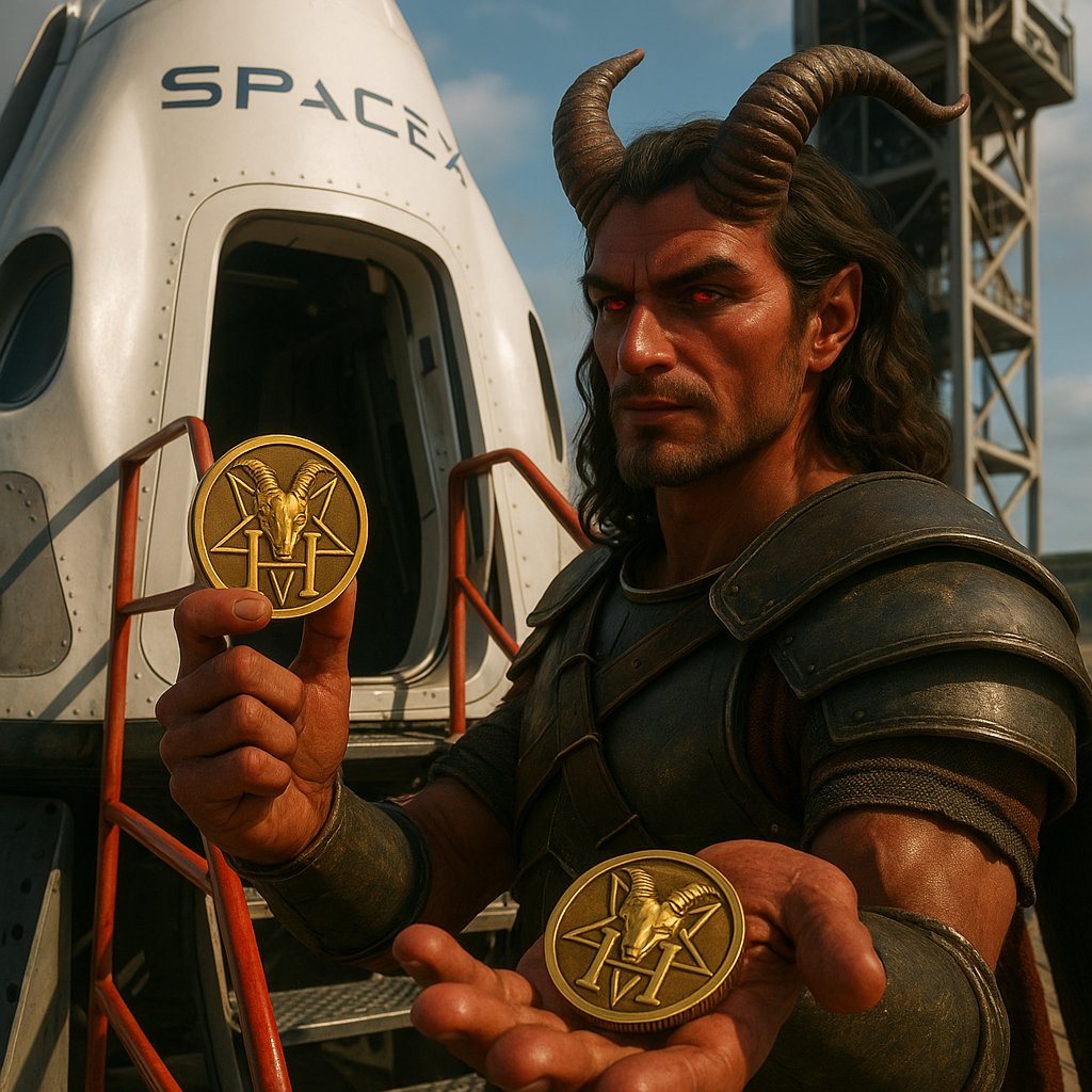 😈 $HAIL GIVEAWAY
Satan’s influence touches galaxies.
Now he’s dropping bags.

🔥 Like
🪙 Drop SOL wallet
💸 Receive unholy riches

Obey the Dark. Hold $HAIL.

#HailCoin #LuciferBlessed #Airdrop #Giveaway
#SolanaGiveaway #TokenGiveaway