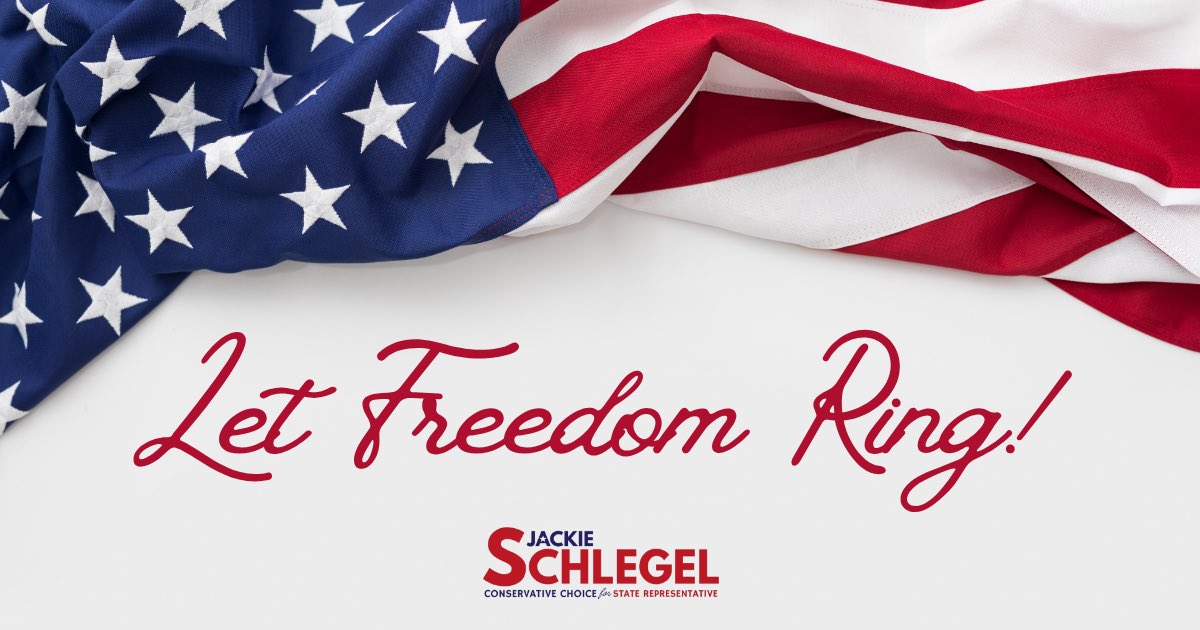 Jackie Schlegel (@jackiefortx) on Twitter photo Happy Independence Day! 🇺🇸 Today we celebrate freedom and the fight to save America. I stand with <a href="/realDonaldTrump/">Donald J. Trump</a> to restore our nation’s greatness - Texas first, America always. Happy Independence Day! 🇺🇸 Today we celebrate freedom and the fight to save America. I stand with <a href="/realDonaldTrump/">Donald J. Trump</a> to restore our nation’s greatness - Texas first, America always.