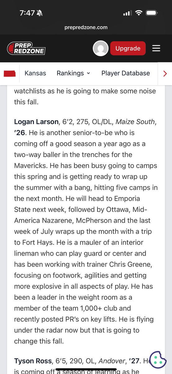 Thank you for the write up! <a href="/cargile_wade/">CoolDaddyO</a> <a href="/PrepRedzone/">Prep Redzone 🏈</a> 
<a href="/CoachGreene266/">Coach Greene</a>