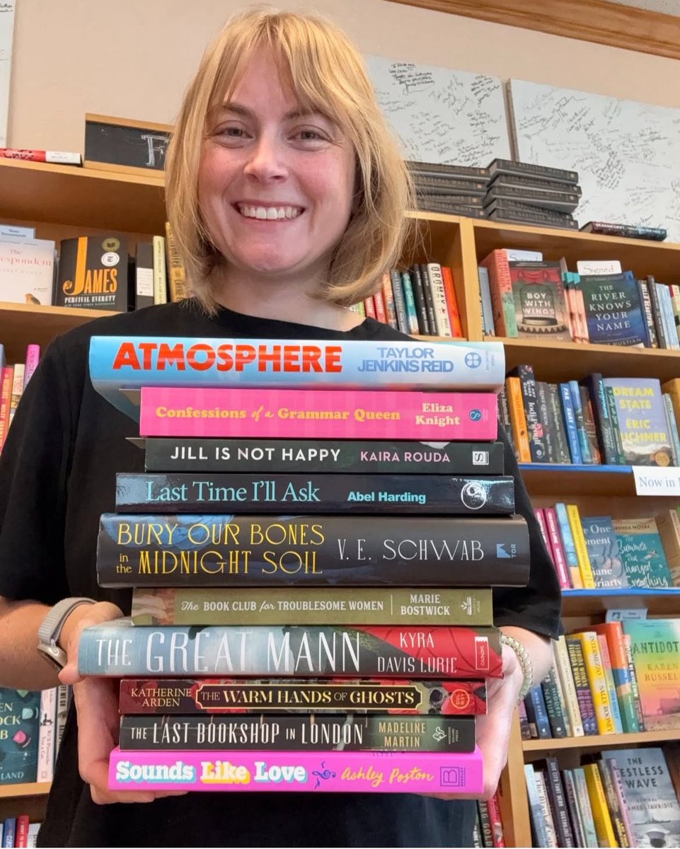 bookmarkbeach's tweet image. Our June bestsellers! Do you see any favorites in the stack?