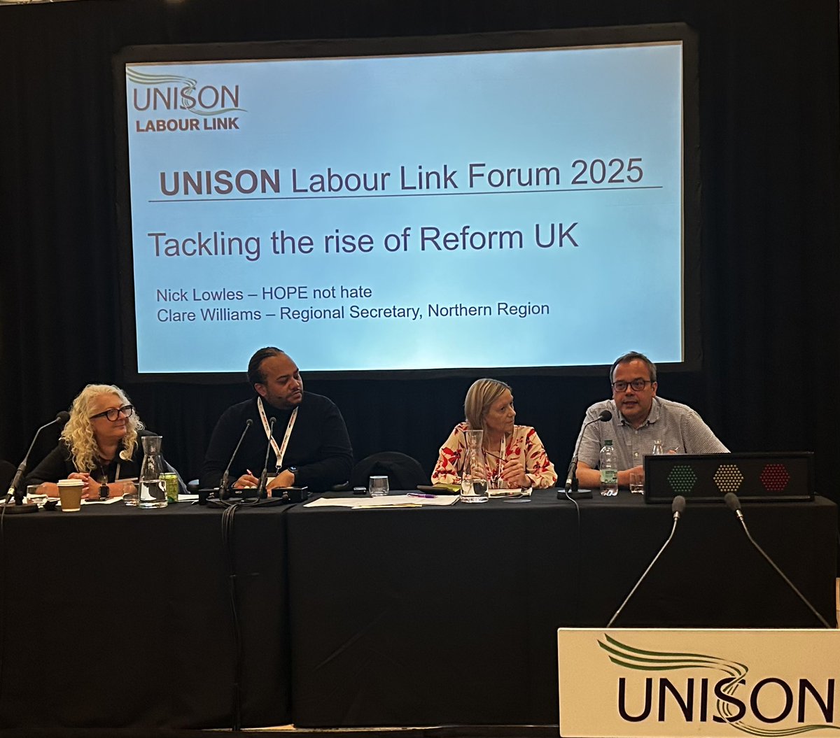 UNISON Northern Labour Link (@labour_link) on Twitter photo Important debate about tackling the rise of Reform UK led by <a href="/clarenorthern2/">Clare Williams</a> <a href="/NorthernUNISON/">UNISON Northern</a> & <a href="/lowles_nick/">Nick Lowles</a> <a href="/hopenothate/">HOPE not hate</a> at <a href="/unisontheunion/">UNISON - UK's largest union</a> Labour Link Forum #LabLink25 Important debate about tackling the rise of Reform UK led by <a href="/clarenorthern2/">Clare Williams</a> <a href="/NorthernUNISON/">UNISON Northern</a> & <a href="/lowles_nick/">Nick Lowles</a> <a href="/hopenothate/">HOPE not hate</a> at <a href="/unisontheunion/">UNISON - UK's largest union</a> Labour Link Forum #LabLink25