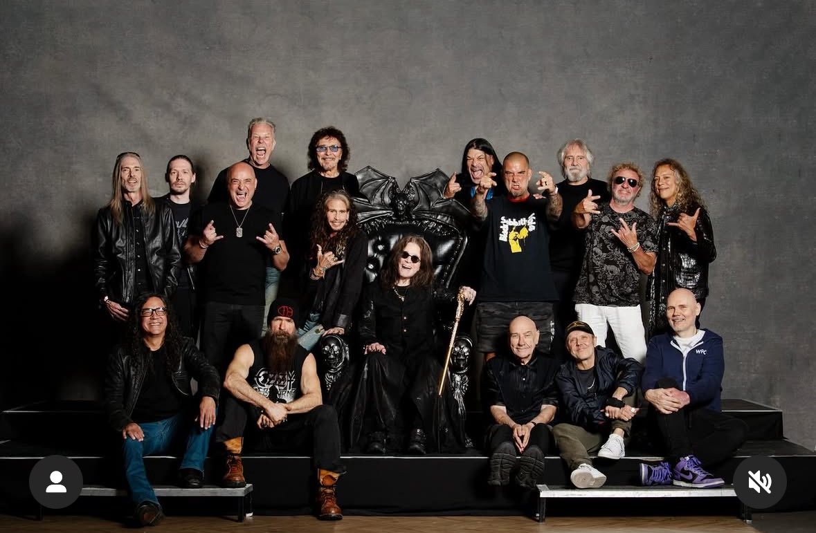 Esta foto es un gran pedazo de la historia del Rock. Identifica todos los grandes del Rock.