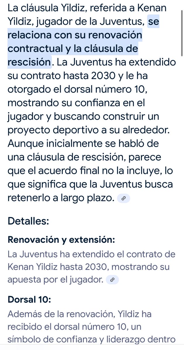 Veo a muchos hablando de Kenan Yildiz y su cláusula de 50M

He ido a mirar si es cierto y pone esto así que dudo que haya la más remota opción. A por otro

Ab