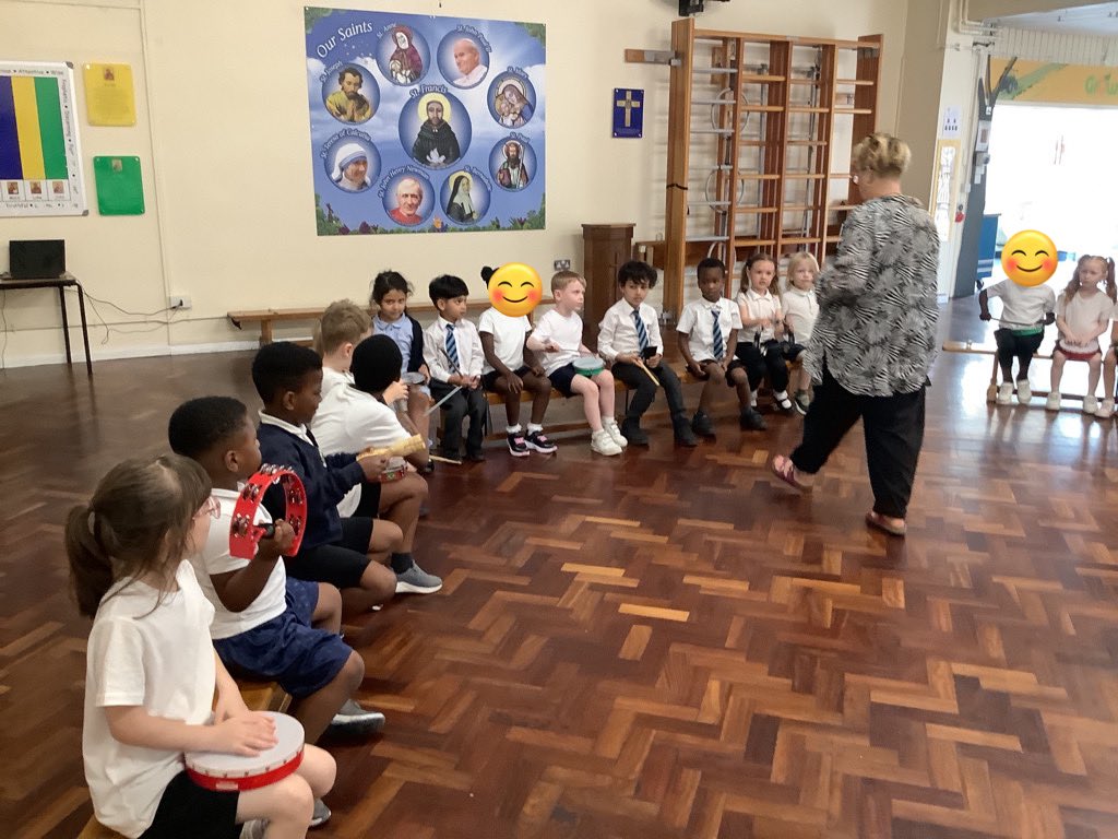 Reception loved their Samba Drumming workshop this week!