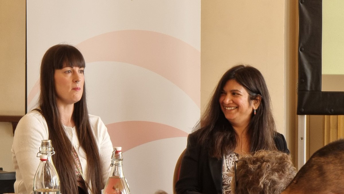 welshcrucible's tweet image. We're delighted to be joined by @DrAditeeMitra @cardiffuni and Claire Hanley @swanseauni - two of our wonderful alumni to talk about making things happen after the crucible! #crucible25 #crwsiblcymru