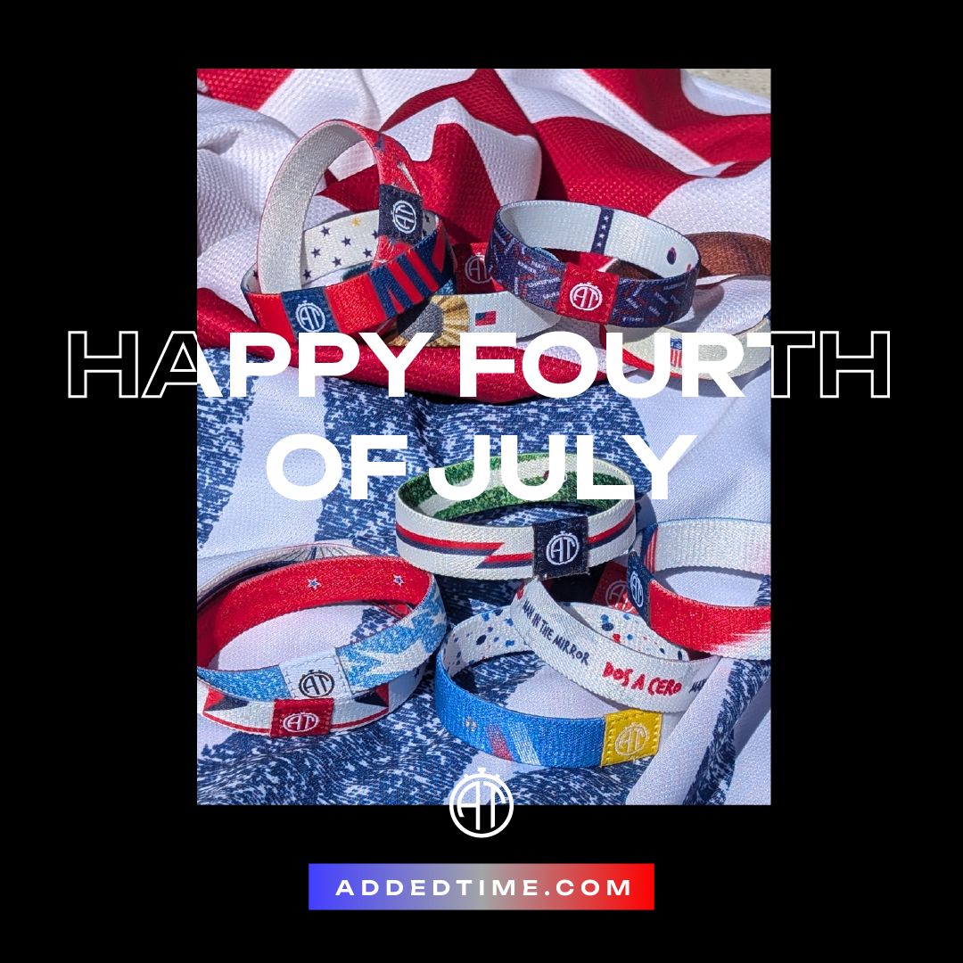 addedtimeoutfit's tweet image. Happy Fourth of July from Team Added Time ⚽ 🇺🇸 🎆