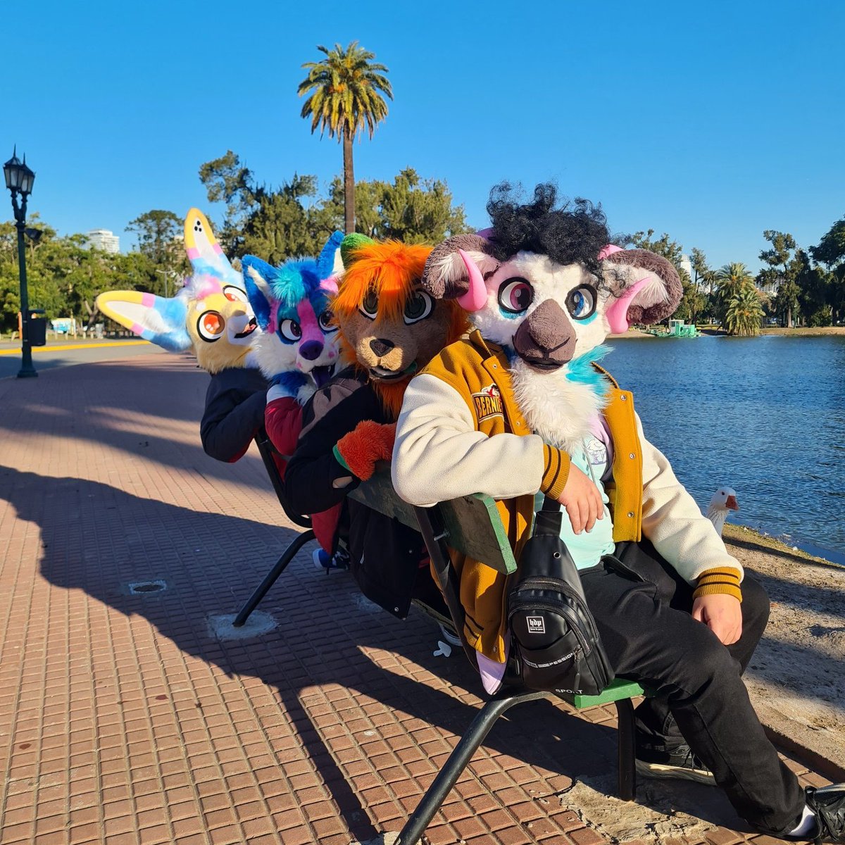 Zutcke bun! 🔜ArFF2025 (@zutcke) on Twitter photo An afternoon with friends!
Ft a goose, (he's a friend too now)
Happy #FursuitFriday!
📸: <a href="/TeraTheFox/">Tera Blue Foxy</a> An afternoon with friends!
Ft a goose, (he's a friend too now)
Happy #FursuitFriday!
📸: <a href="/TeraTheFox/">Tera Blue Foxy</a>