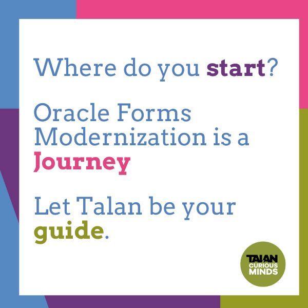 TalanOracleTech's tweet image. Still running Oracle Forms? It’s time to modernize.
Modernizing with Oracle APEX enables you to retain your existing logic, enhance the user experience, and become cloud-ready, without starting from scratch.
See how we help: talan.com/americas/en/or…
#orclapex #OracleForms