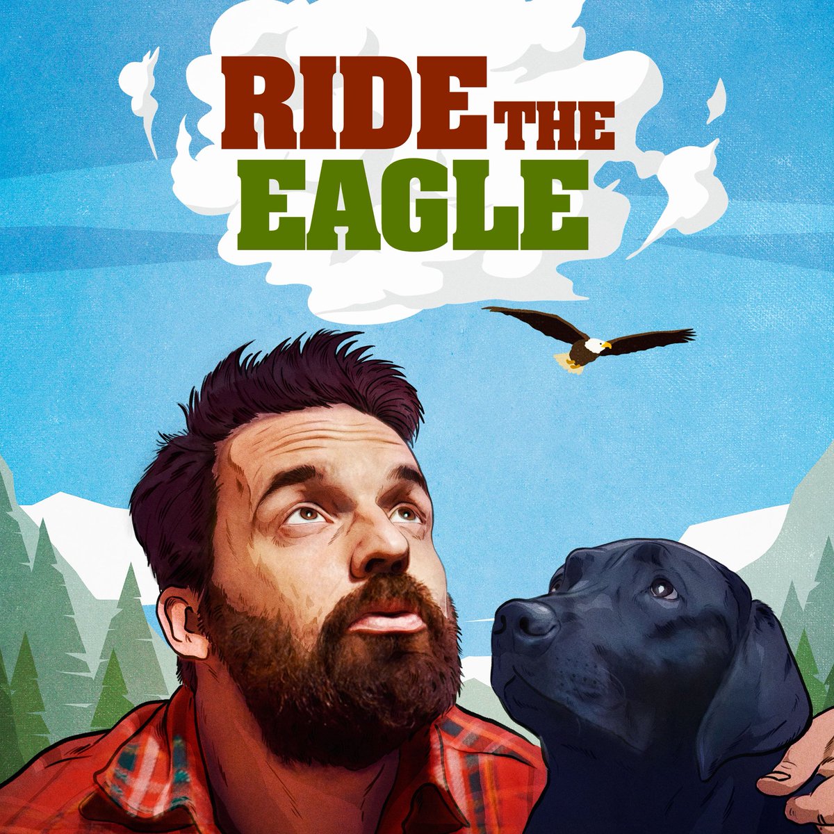 RIDE THE EAGLE is now streaming on Prime in the UK &amp; Ireland. 🦅 

Directed by Trent O’Donnell, starring Jake Johnson, D’Arcy Carden, J.K. Simmons and Susan Sarandon.

#ridetheeagle #comedy #indiefilm