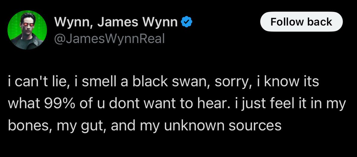 mikethree's tweet image. the best trader i know lost everything trading and now has a prediction for us about the kind of event that is by definition unpredictable