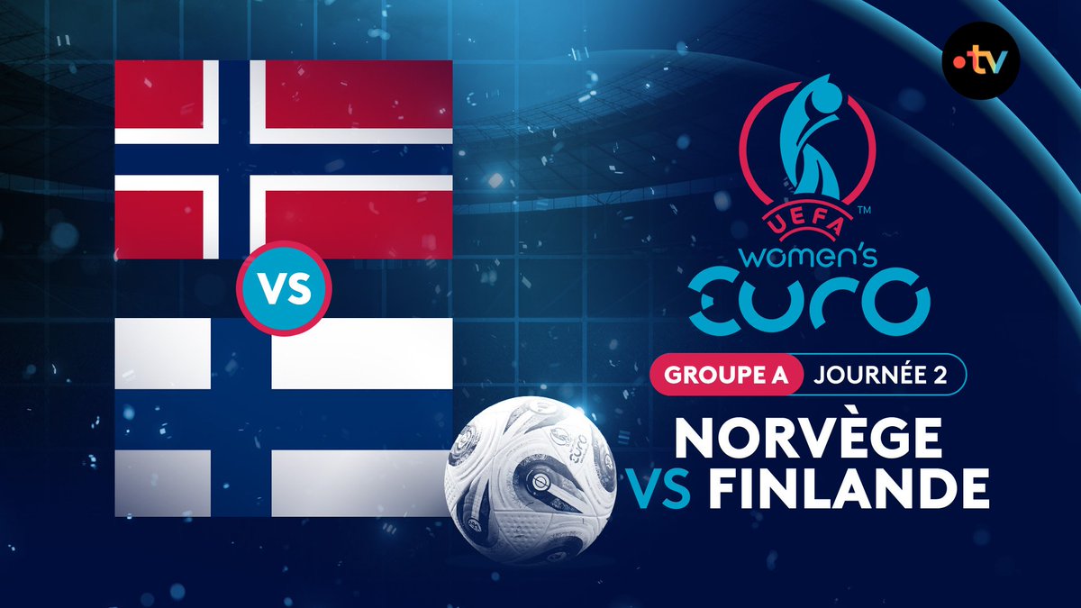 francetvpro's tweet photo. #Evénement @francetvsport @WEURO2025

⭐️ Aujourd'hui, début de la 2è journée de l'𝐔𝐄𝐅𝐀 𝐄𝐮𝐫𝐨 𝐅𝐞́𝐦𝐢𝐧𝐢𝐧 𝟐𝟎𝟐𝟓

⚽️ Groupe A : Norvège 🆚Finlande

🎙️ @FabLeveque, Louisa #Necib et @LippertSt

▶️En direct dès 17.50 sur #France4 et https://t.co/JqV7mXAoWY https://t.co/xPqkPTncdN