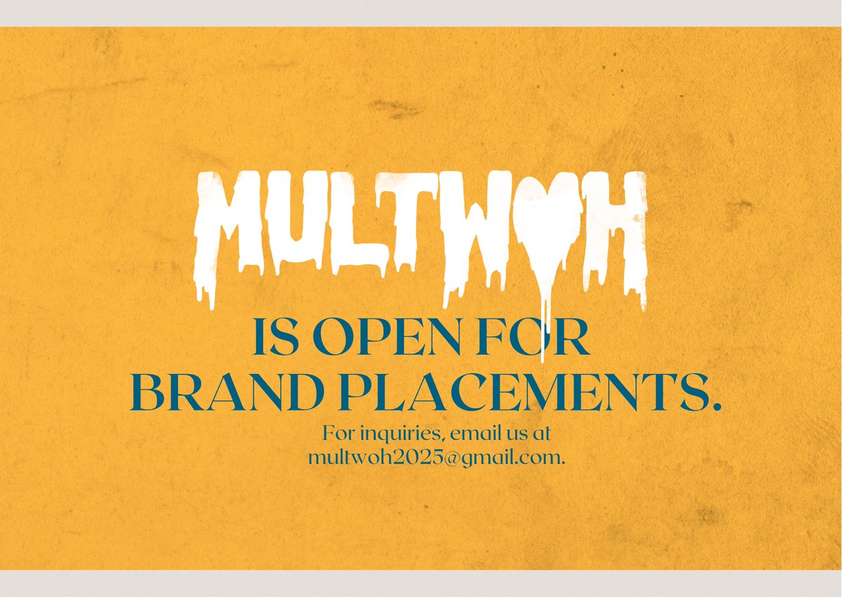 Multwoh, a film by <a href="/iamrodafrog/">rodina</a>, starring @itssassagurl and <a href="/mart_drosario/">Martin Del Rosario</a>, is now open for brand placements. 

Reach out to us at multwoh2025@gmail.com for inquiries. Help us summon a few ghosts. 👻

#Multwoh #MultwohMovie #RamdamAngKaba #PatayNaPataySayo