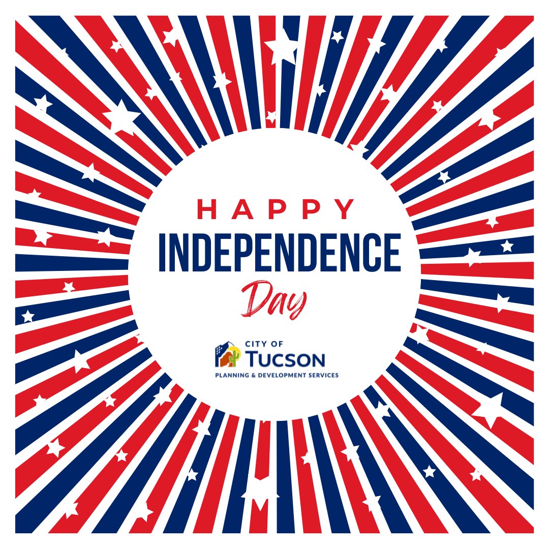Happy Independence Day from Planning and Development Services! 🎆🌭🍔 Wishing everyone a safe and joyful day as we celebrate freedom, community, and the spirit of progress. Our offices will be closed today in observance of the holiday.