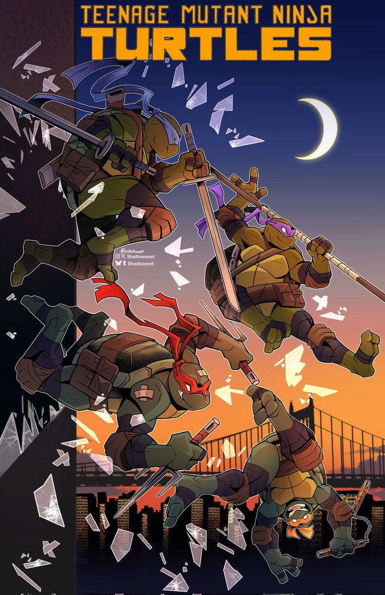 Shellsweeet's tweet photo. Wake up, kids! We got the dreamers' disease! #TMNT https://t.co/RSw9uczhX1