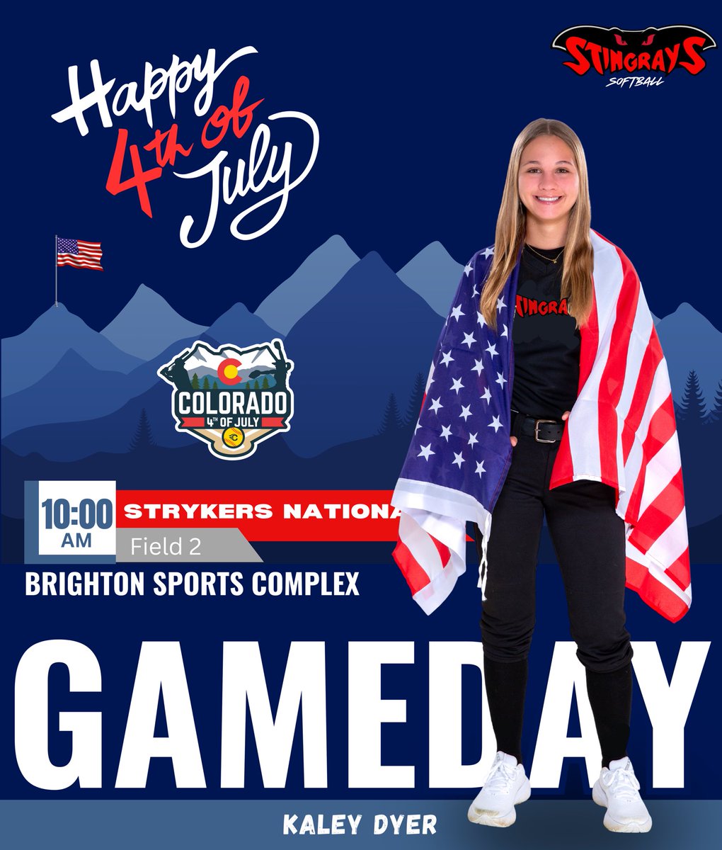 09Stingrays's tweet photo. Happy 4th of July! Gameday! https://t.co/6egTsa6NmO