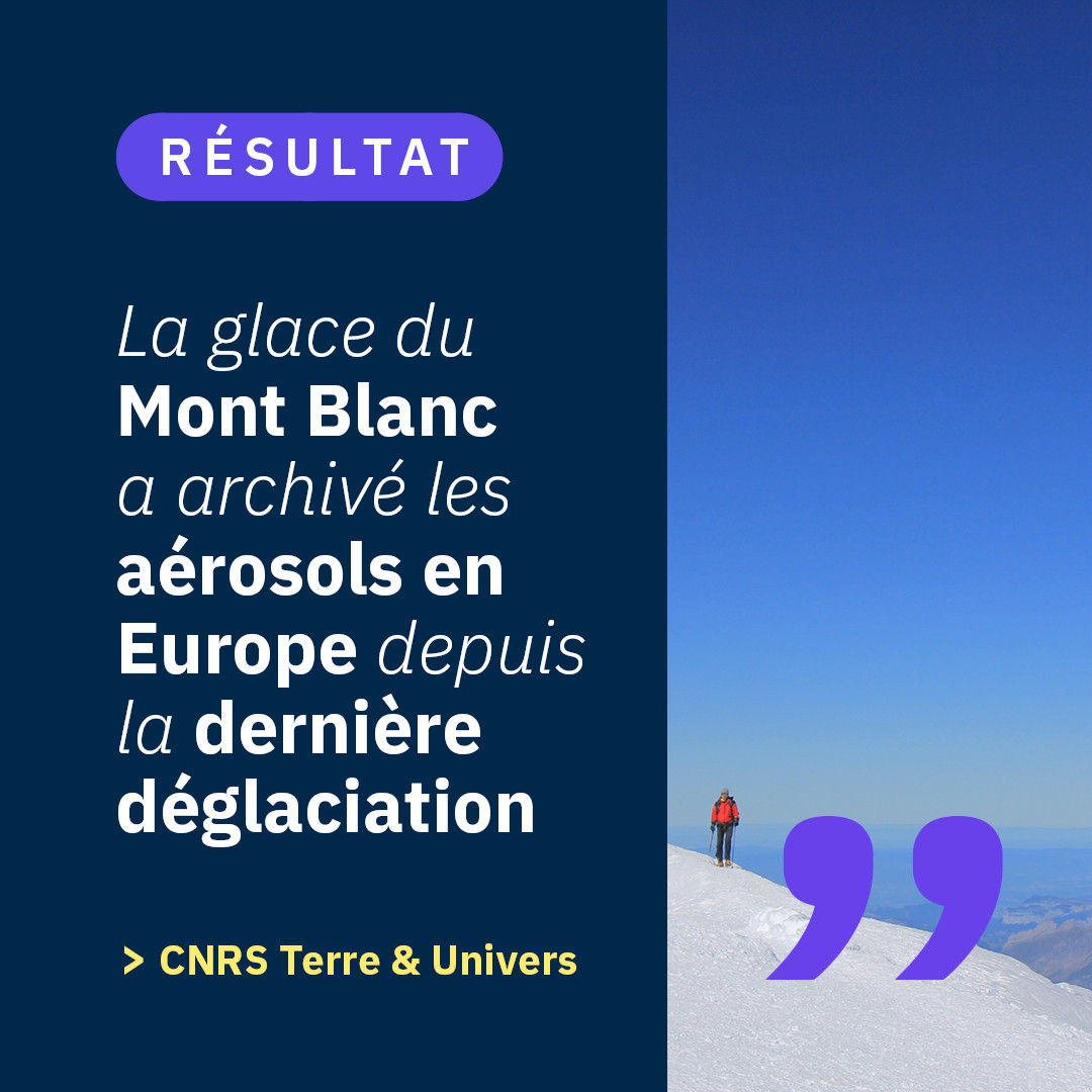 CNRS_INSU's tweet image. #RésultatScientifique
🏔️ Une étude expose pour la première fois l’évolution en Europe de différents aérosols survenue depuis 12 000 ans.
👉insu.cnrs.fr/fr/cnrsinfo/la…