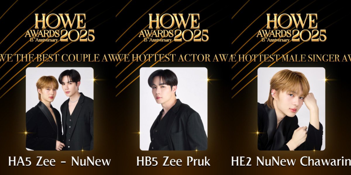 🚨เตือนโหวต🚨

ใครยังไม่ได้เข้าไปโหวตบ้างคะ? อย่าเสียสิทธิ์! 🔥

รางวัล HOWE THE BEST COUPLE AWARD
📍liff.line.me/1454988218-Njb…

รางวัล HOWE HOTTEST MALE SINGER AWARD
📍liff.line.me/1454988218-Njb…

รางวัล HOWE HOTTEST ACTOR AWARD
📍liff.line.me/1454988218-Njb…

#ZeeNuNew
#ZeePruk #NuNew