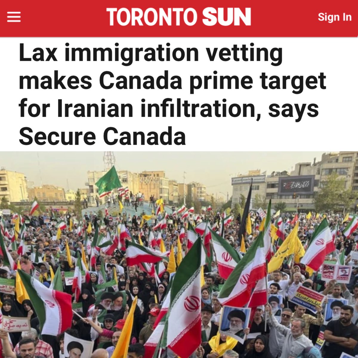 RachaelThomasAB's tweet image. When immigration targets rise but vetting capacity doesn’t, standards slip—and that puts Canadians at risk.
If we can’t properly screen those entering the country, the answer isn’t to look the other way. It’s to fix the system.
Letting individuals with terrorist ties slip…