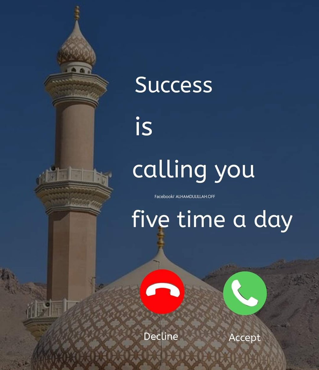 Never reject THIS Call.📞❤️

May Allah forgive us for every Sallah we have missed. Ameen 🤲