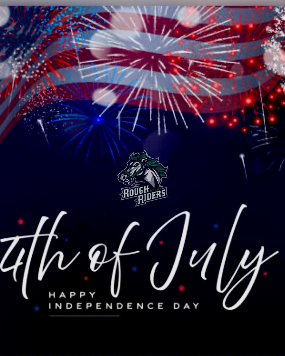 🇺🇸 Happy 4th of July, Ridertown! 

On behalf of the RoughRiders organization, we wish you a safe, fun, and patriotic Independence Day!

#LetsRide #FourthOfJuly