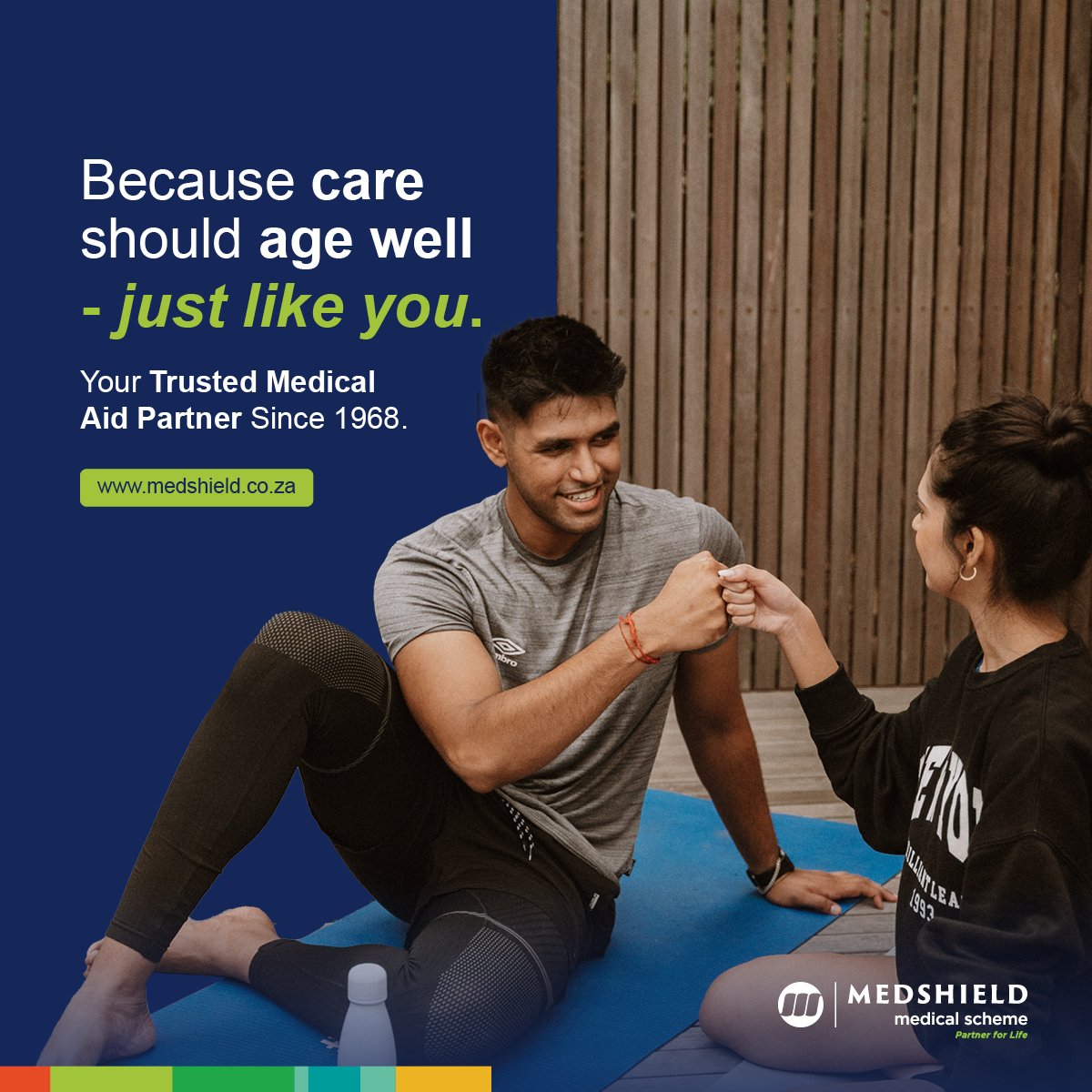Good care should stand the test of time.

Medshield delivers reliable medical aid that evolves with you. Health needs change &amp; trusted partnerships matter. Your medical aid partner since 1968.

👉 medshield.co.za

#MedshieldSA #PartnerForLife #MedicalAid #Healthcare