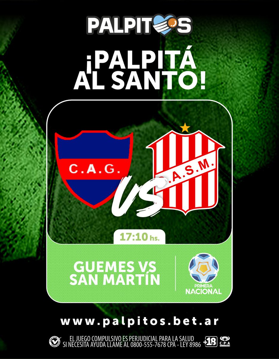 ⏱️ 17:10 ⚽ ¡Palpitá al #Santo en la #PrimeraNacional! ¿Cómo será tu jugada? ➡️ n9.cl/6s4yz
