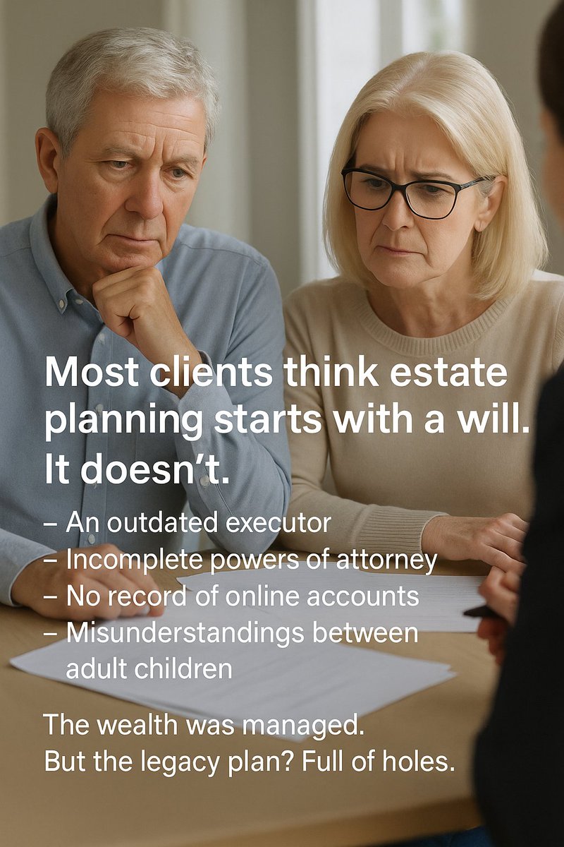 NancyBoisvert's tweet image. Estate plan “mostly done” = not done. I help your clients fill in the missing pieces. Let’s connect. #AdvisorSupport #NEXsteps