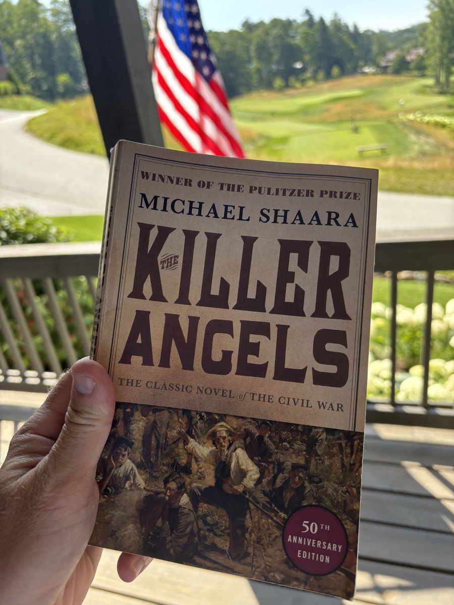 nick_ayers's tweet image. Finished Killer Angels this morning. If you haven’t read it, order it today. Masterpiece. Happy 4th of July everyone! I love this great Nation of ours.